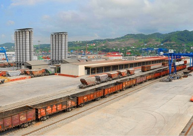 Строительство грузового двора «Сочинский»