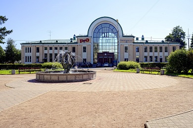Реконструкция вокзала Зеленогорск Октябрьской железной дороги
