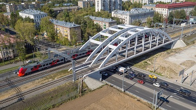 Реконструкция железнодорожного путепровода через Ткацкую улицу в рамках развития объекта: «Реконструкция и развитие Малого кольца Московской железной дороги»